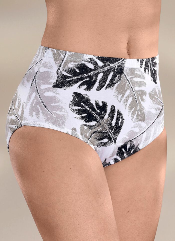 Set van vier slips met elastische band 