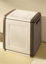 Tuinbakken van robuust polypropyleen BEIGE