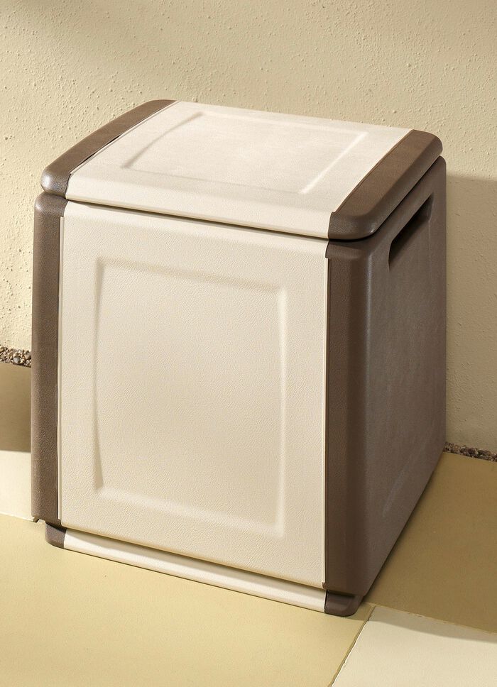 Tuinbakken van robuust polypropyleen BEIGE