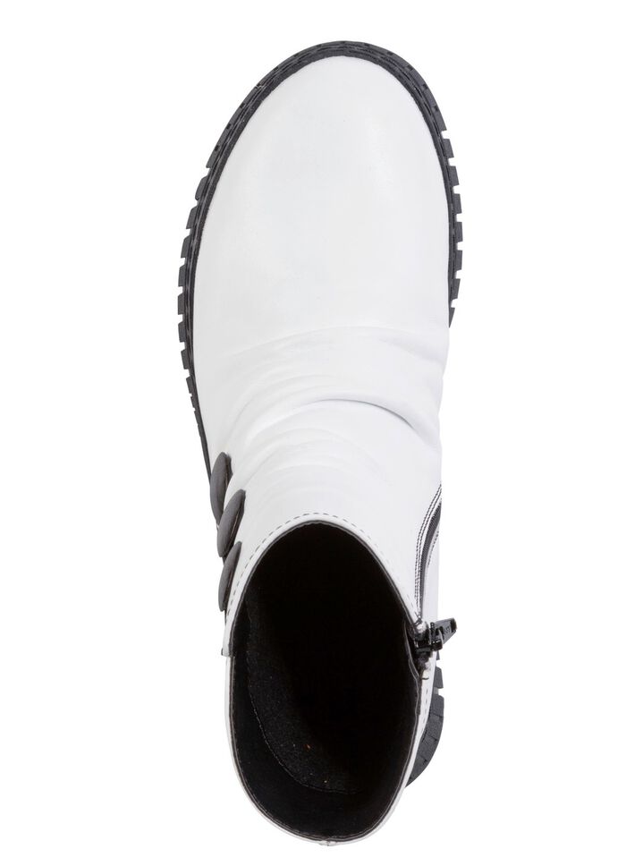 Gemini enkellaarsjes met ruches en decoratieve knopen 