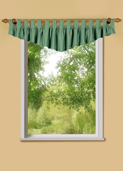 Volant met lussen en universele railband 