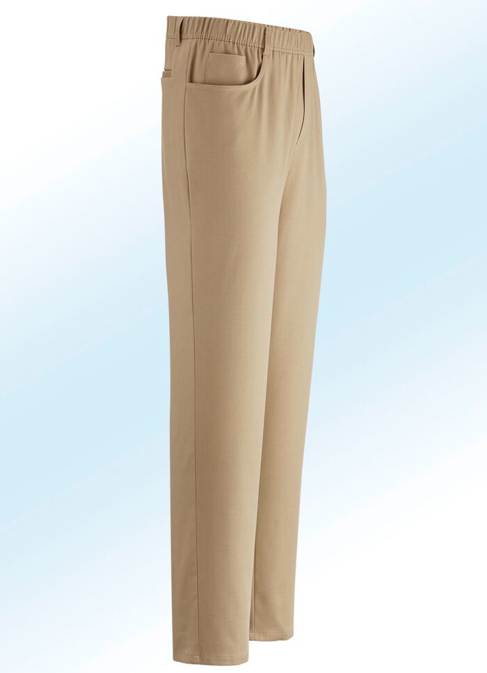 Slip-on broek &lsquo;Klaus Models&rsquo; in 4 kleuren 