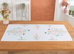 Geborduurde tafel- en kamerdecoratie met een wildbloemenmotief MULTICOLOR