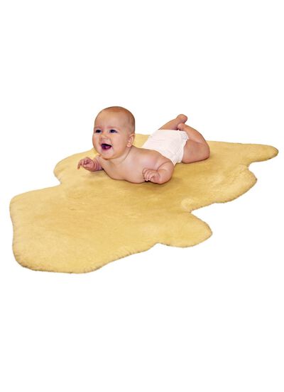 Baby lamsvacht gemaakt van merinolamvacht van hoge kwaliteit 