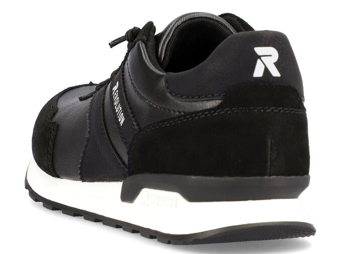 Sneakers met veters en uitneembaar voetbed van textiel 