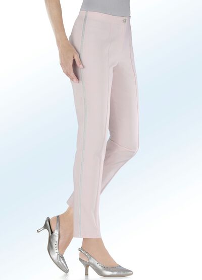 Broek met opvallende sierband 