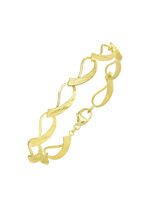 Vergulde zilveren armband 