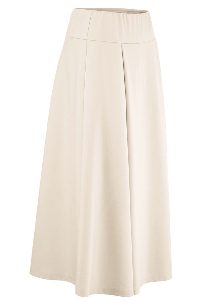 Rok met plooien BEIGE