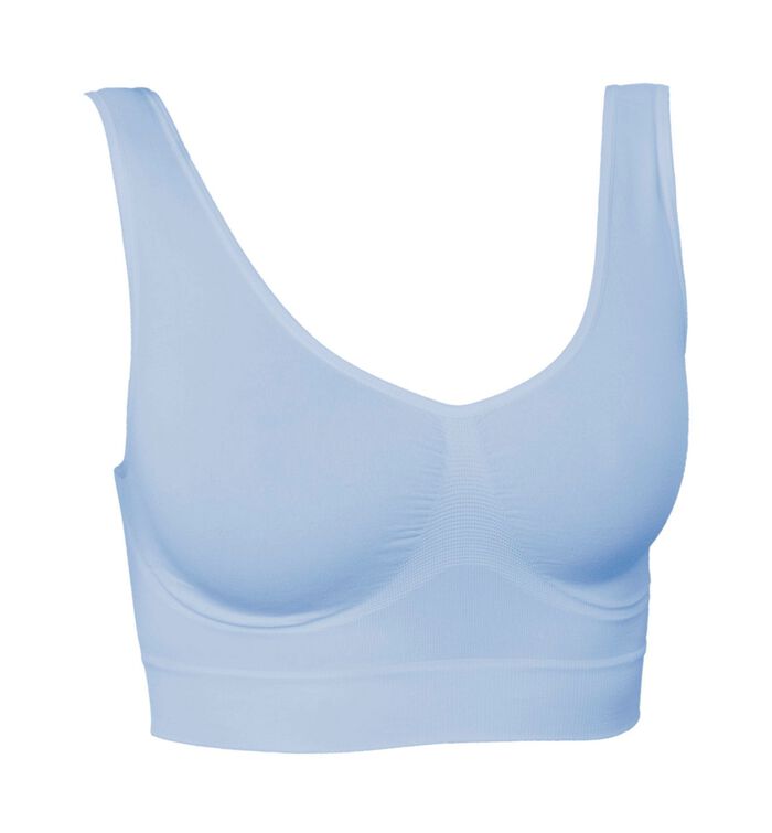 Feel-good bh, set van 3 ROZE-LAVENDEL-BLAUW