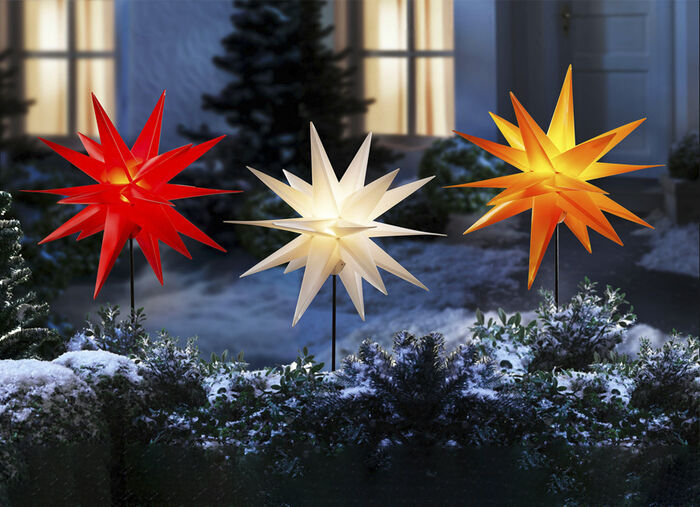 Kerstster met grondpin 