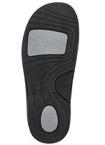 Mubb, comfortabele herenmuiltjes, breedte H, met uitneembaar voetbed MOKKA