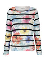 Trui met een elegante bloemenprint 