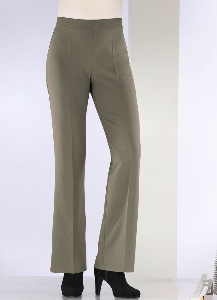 Chique broek met uitlopende pijpen 