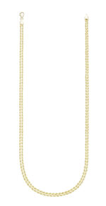 Koordkettingset van fijn goud 585/- 