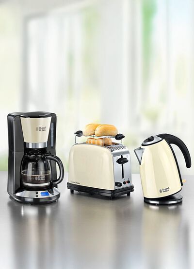 Ontbijtserie van hoogwaardig gelakt roestvrij staal 