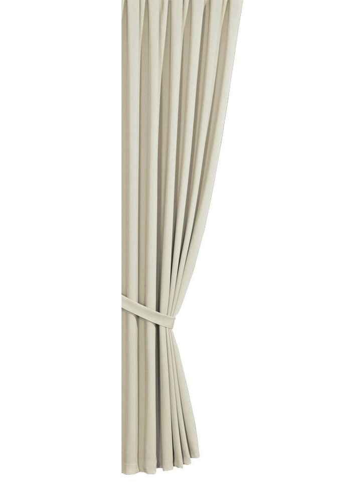 Verduisteringsgordijnen met universele railband BEIGE