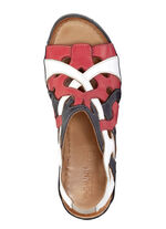 Gemini sandalen van rundnappaleer BLAUW-WIT-ROOD