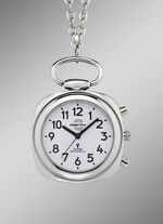 Radiogestuurde hangklok met spreektijdaankondiging met &eacute;&eacute;n druk op de knop 