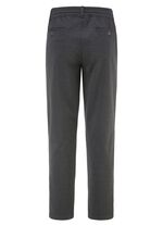 Broek met elastische tailleband in 3 kleuren ANTHRAZIT MELIERT