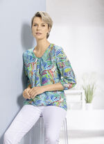 Tuniek met decoratieve plooien 