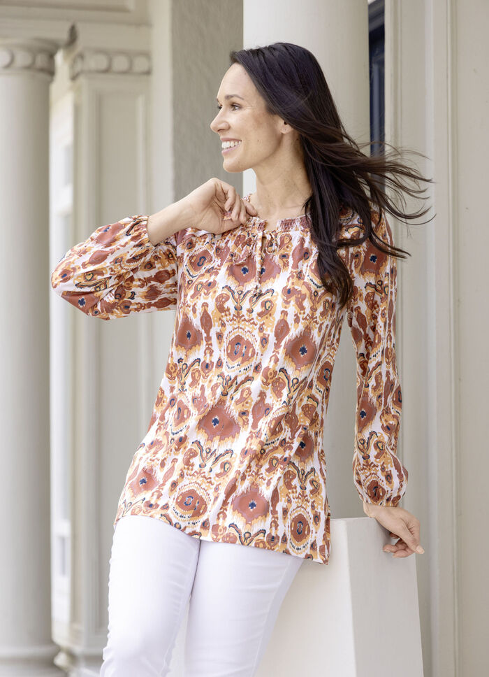 Tuniek met lange mouwen 