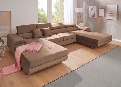 Functioneel gestoffeerd meubilair met verstelbare hoofdsteunen 