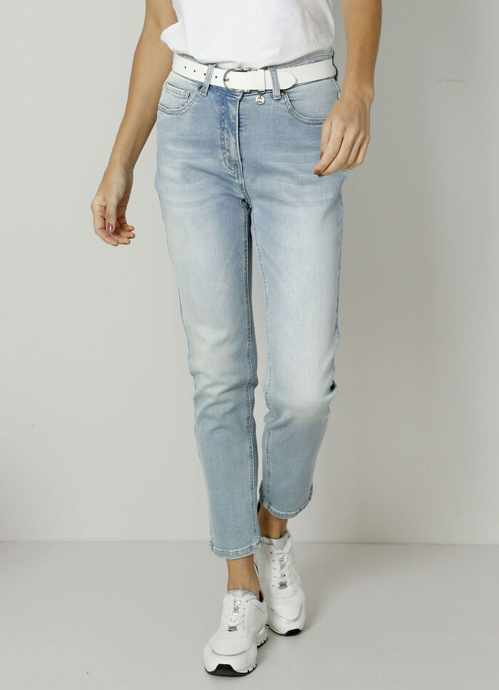7/8-jeans LICHTBLAUW
