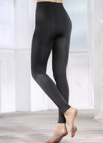 Set van twee thermische leggings in extra warme, geborstelde kwaliteit 1X ANTRACIET, 1X ZWART