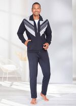 Katoenen vrijetijdspak MARINE-GRIJS