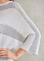 Trui met elegante glitteraccenten 