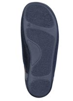 Klassieke herenpantoffels met uitneembaar voetbed BLAUW-CAMEL