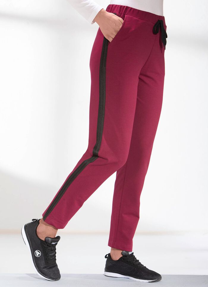 Vrijetijdsbroek van &ldquo;Plantier&rdquo; in 4 kleuren BORDEAUX-ZWART