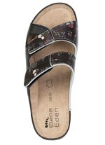 ELENA EDEN, klassieke damesmuiltjes, breedte G, met klittenbandsluiting SCHWARZ