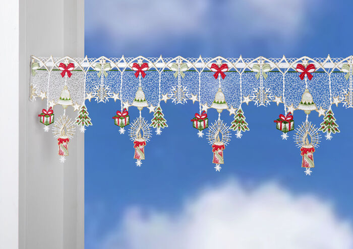 Kerstpaalversiering van echt Plauenkant 