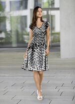 Jurk in wikkel-look 
