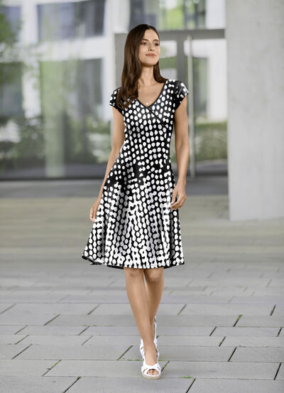 Jurk in wikkel-look 