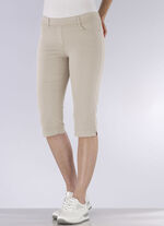 Bermudashort in comfortabel pull-on-model BEIGE