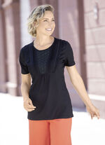 Shirt met fraai kant 