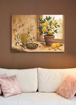 Hoogwaardig canvas schilderij op spieraam 