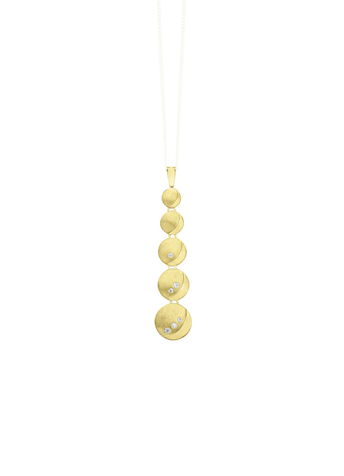 Moderne hanger met zirkonia 