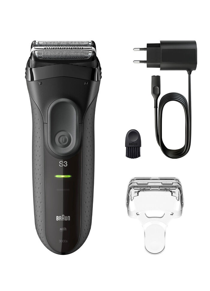 "Braun" Serie 3+ 3000 scheerapparaat SCHWARZ
