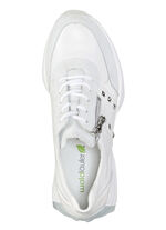 Waldläufer sneakers met klinknagels WIT-IJSGRIJS