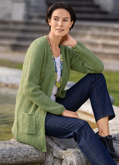 Lang vest in parelmoer 