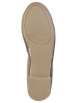 ELENA EDEN, chique damesballerina's, breedte G, met uitneembaar voetbed ANTIKGOLD