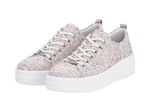 Remonte sneakers gemaakt van effectief gestructureerd textielmateriaal WIT-MULTICOLOR
