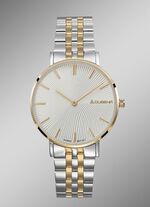 Dugena quartz dameshorloge met roestvrijstalen bandkast 