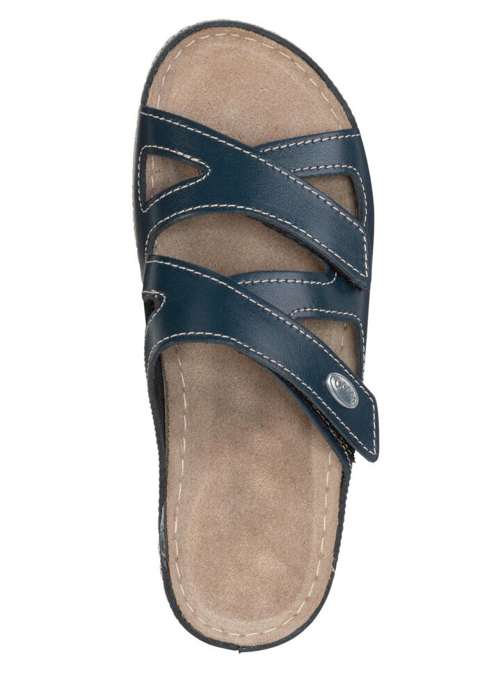 ELENA EDEN muiltjes van nappaleer MARINE