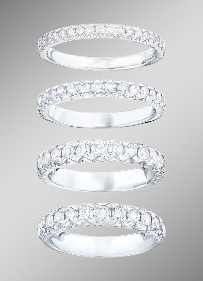 Memoire-briljantring in verschillende karaatgewichten 