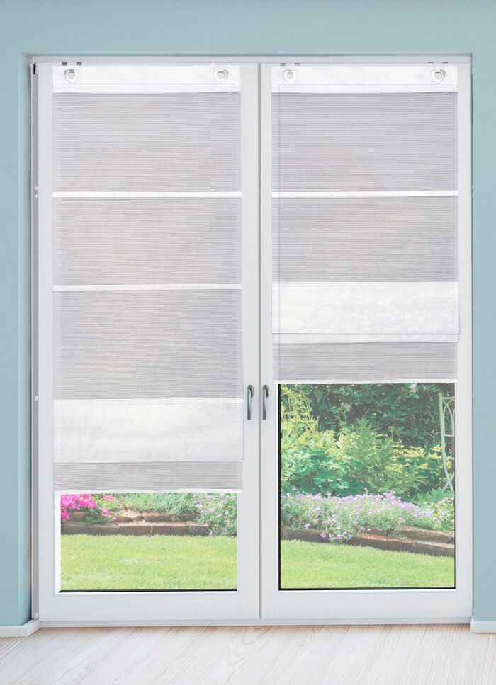 Luchtig, licht en superpraktisch magnetisch rolgordijn WIT