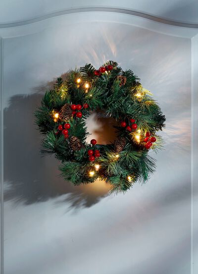 LED-krans met timerfunctie 